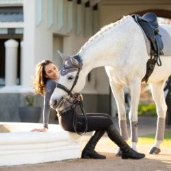 Lemieux - Tapis dressage suédine - Gris