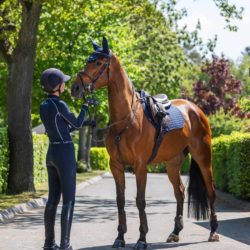 Lemieux - Tapis jumping suèdine - Marine