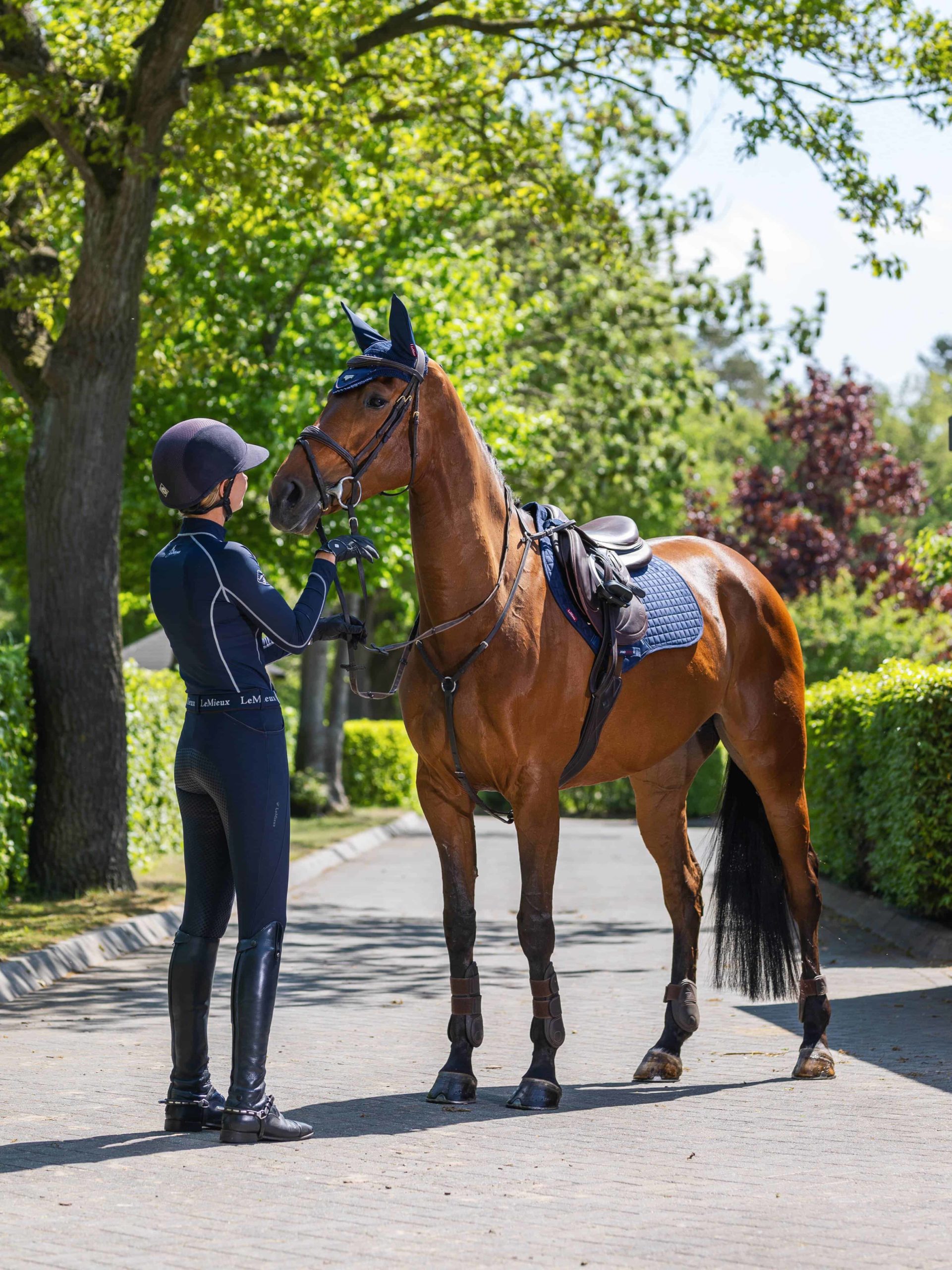 Lemieux - Tapis jumping suèdine - Marine Lemieux - Tapis jumping suèdine - Marine
