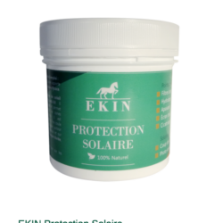 ekin crème solaire cheval 200g application nez