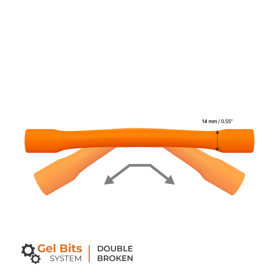 Winderen - Canon pour mors - Droit à double brisure slim Winderen - Canon pour mors - Droit à double brisure slim