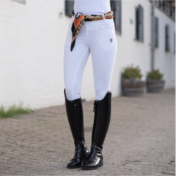 Pantalon bullet blanc full grip parfait pour les competitions