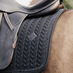 Kentucky - Tapis dressage glitter stone - Noir