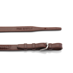 Utzon Equestrian - Rênes Grand Prix en caoutchoux boucles silver