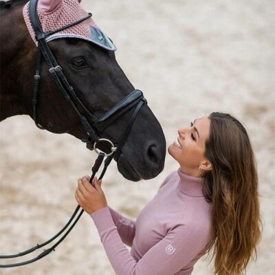 Equestrian Stockholm - Pull col roulé - Rose