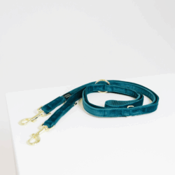 Kentucky - Laisse velvet - Emeraude 1m20