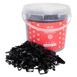 Imperial Riding - Elastiques à criniére silicone IRHProfi-Box 400gr - Noir
