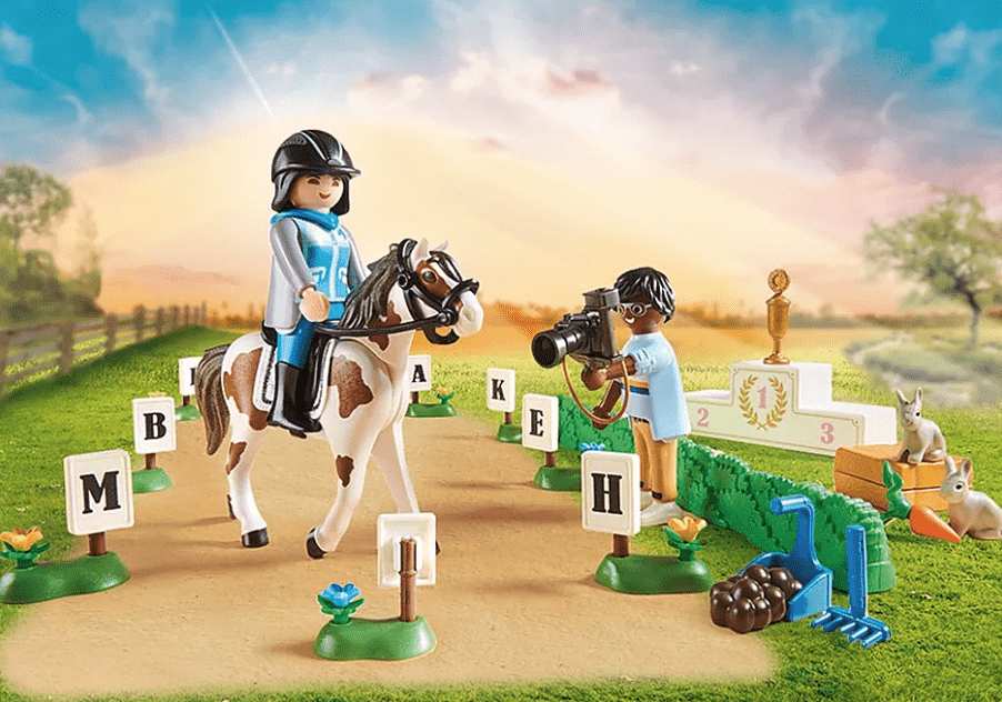 70996 Parcours d'obstacles avec chevaux 3