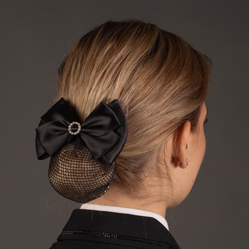 Harry’s Horse – Barrette Résille avec Poche – Noire