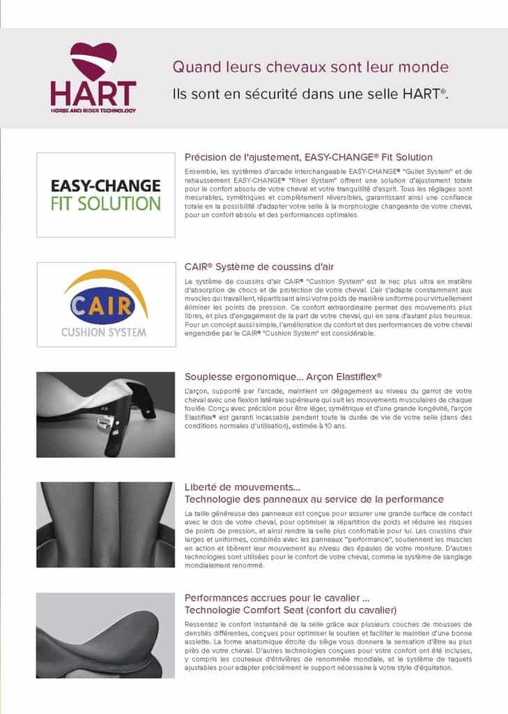 Wintec - Selle de dressage 500 "DRESSAGE HART" Wintec - Selle de dressage 500 "DRESSAGE HART"