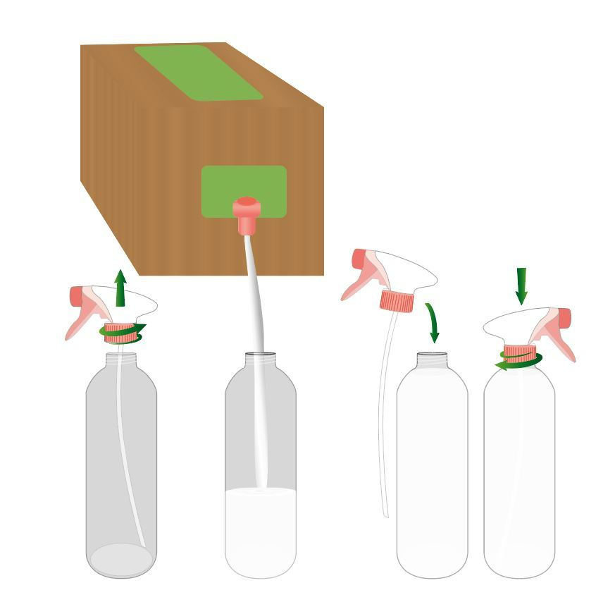Ravene - Easy shine - Eco recharge 3L Ravene - Easy shine - Eco recharge 3L