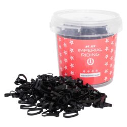 Imperial Riding - Elastiques à criniére silicone IRHProfi-Box 150gr - Noirs