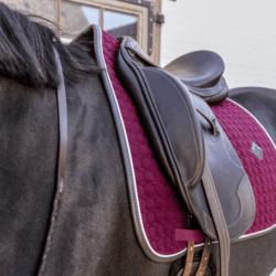 Kentucky - Tapis dressage classic leather - Bordeaux