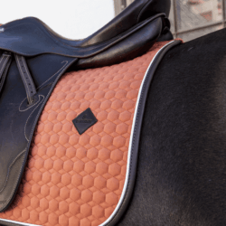 Kentucky - Tapis dressage classic leather - Orange