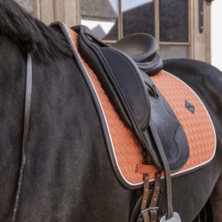 Kentucky - Tapis dressage classic leather - Orange