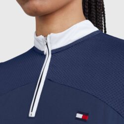 Tommy Hilfiger - Haut concours manches courtes Fresh Air' Performance Zip Collar
