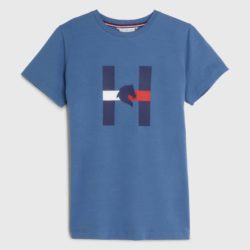 Tommy Hilfiger - Tee-shirt H Horse Print - blue cost