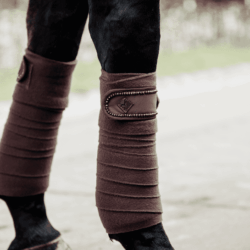 Kentucky - Bandes de polo pearls - Brun