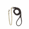 Kentucky - Longe de présentation cuir et chaine 270cm brun)