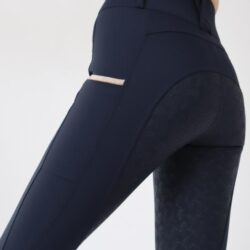 Montar - Pantalon Rebel logo & pipe - Rose gold Navy