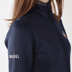 Montar - Rebel - Veste col montant Fullzip Cristal Rosegold - Marine