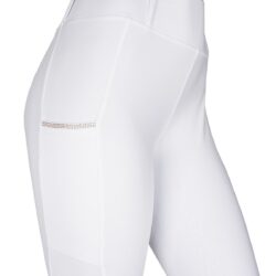 Montar - Rebel - Legging crystal logo RoseGold FG - Blanc