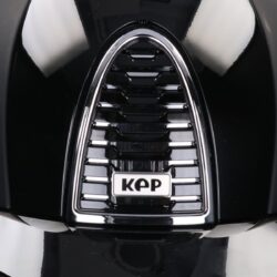 KEP - Casque Cromo 2.0 textile polish noir visière polo noir mat