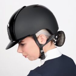 KEP - Casque Cromo 2.0 textile polish noir visière polo noir mat