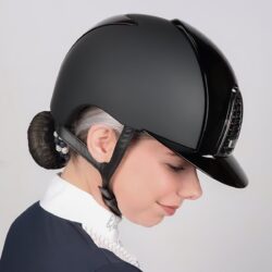 KEP - Casque Cromo 2.0 textile polish noir visière polo noir mat