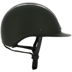 Equithème - Casque Glint mat - Noir insert argenté