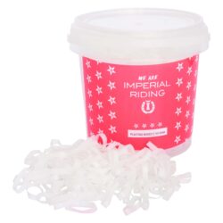 Imperial Riding - Elastiques à criniére silicone IRHProfi 150gr - Blancs