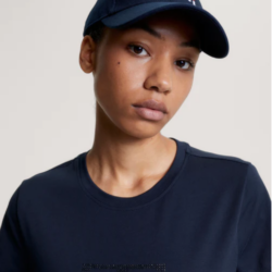 Tommy Hilfiger - Casquette Montreal Water Repellent Flag Logo - Marine