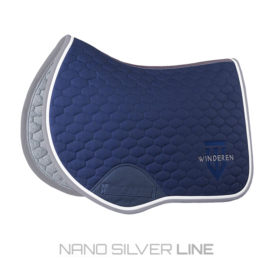 Winderen - Tapis jumping et dressage Nano silver line - Marine Winderen - Tapis jumping et dressage Nano silver line - Marine