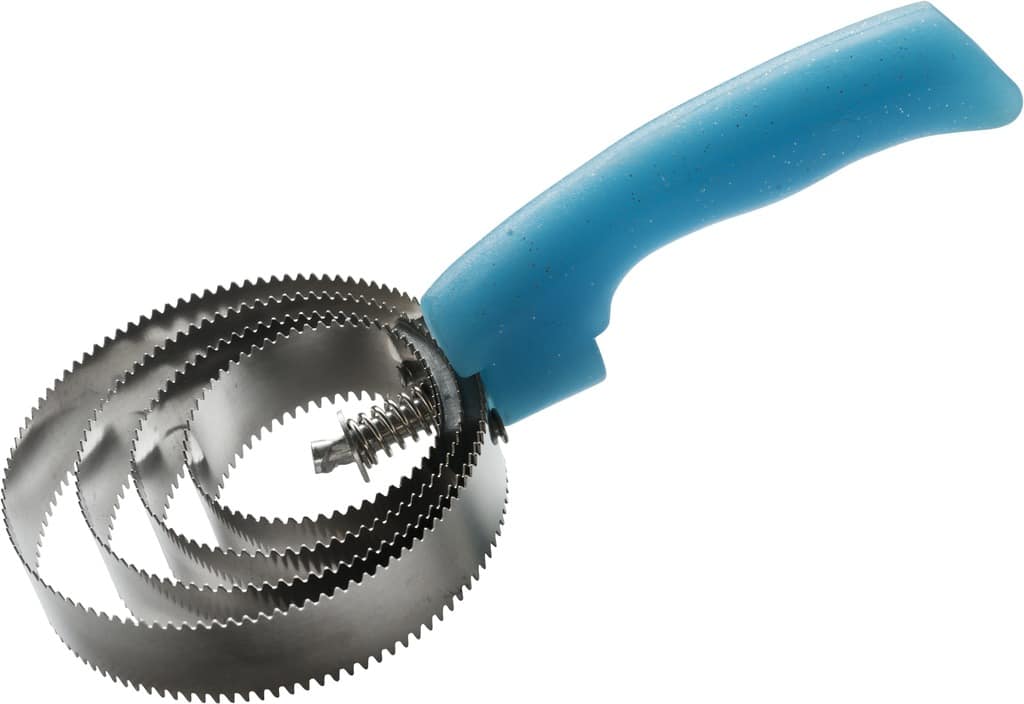 Hippotonic - Étrille américaine fluo pailleté - bleu ciel Hippotonic - Étrille américaine fluo pailleté - bleu ciel