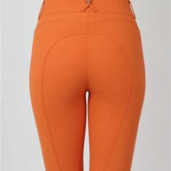 Montar - Pantalon Megan Yati taille haute - Orange burnt
