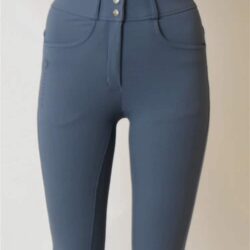 Montar - Pantalon Megan Yati taille haute - Dove blue vol2