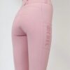 Pantalon FG Taille haute Rose
