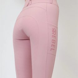 Pantalon FG Taille haute Rose