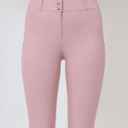 Pantalon FG Taille haute Rose