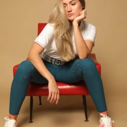 Gem Equitation - Pantalon Dorado - bleu pétrole