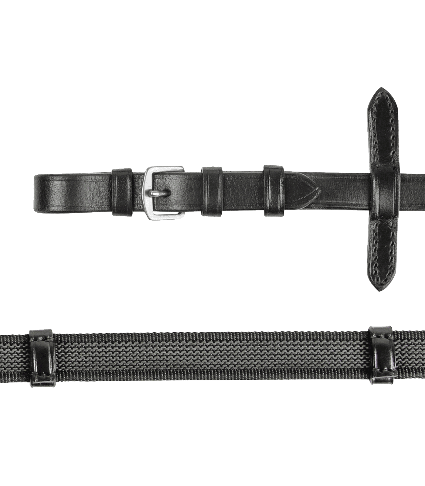 Waldhausen Rênes antidérapantes noires Waldhausen Rênes antidérapantes noires