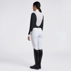 Cavalleria Toscana - Haut de compétition ML Sheer Black Bib - Marine