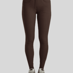 Montar - Pantalon FW24 Ess Megan highwaist vol 2 F/G - Brun