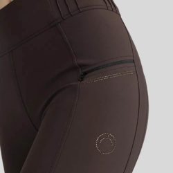 Montar - Legging MoRosie pintucks with crystals Brown F/G
