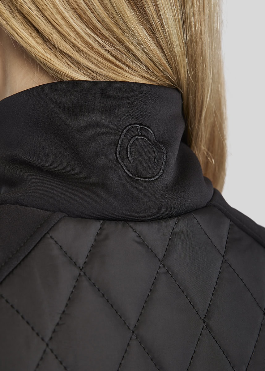 Montar - Veste longue hybride matelassée MoQuinn FW24 - Noire Montar - Veste longue hybride matelassée MoQuinn FW24 - Noire