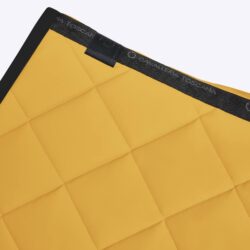 Cavalleria Toscana - Tapis de selle Diamond Quilted Jersey - GOLDEN OCHRE/BLACK