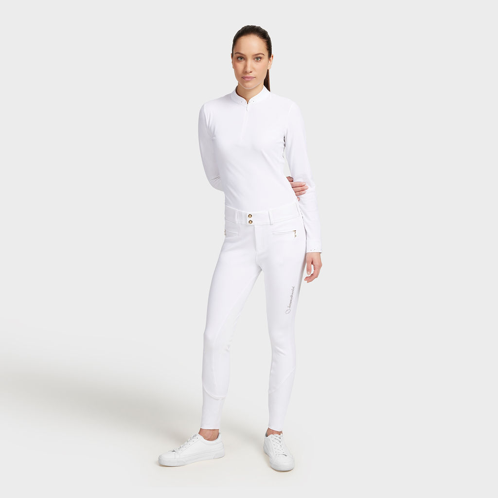 Samshield -Pantalon Clara Premium Knee Grip - FW24 / WHITE METAL ECLIPSE Samshield -Pantalon Clara Premium Knee Grip - FW24 / WHITE METAL ECLIPSE