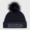 Tommy Hilfiger - Bonnet Ottawa Pompom FW24 - Desert Sky