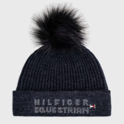 Tommy Hilfiger - Bonnet Ottawa Pompom FW24 - Desert Sky