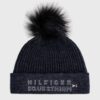 Tommy Hilfiger - Bonnet Ottawa Pompom FW24 - Desert Sky